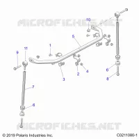 SUSPENSION, STABILISATORSTANGE