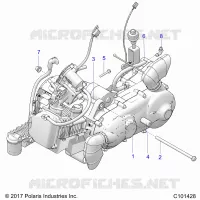 ENGINE, ENGINE AND ÃŒBERTRAGUNG MOUNTING