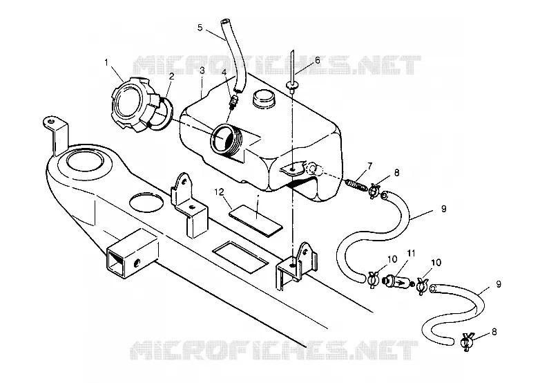 ÖLTANK ASSEMBLY Trail Blazer W947221 (4926832683A011)
