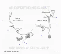 ELEKTRIC, WIRE HARNESS, HOOD, ELEC. START