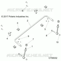 SUSPENSION, FRONT STABILISATORSTANGE- R21RRED4JA (C700032)