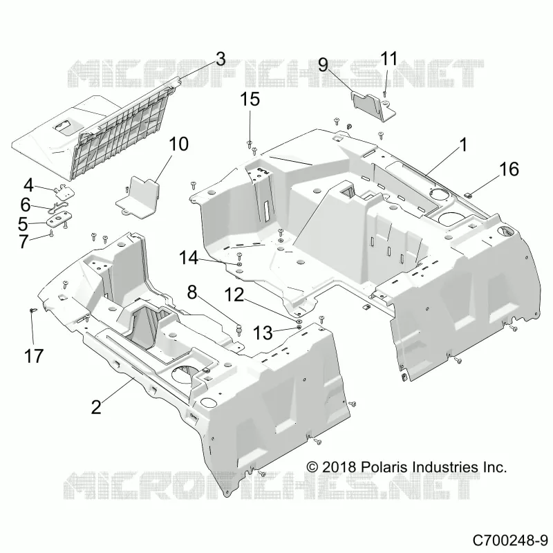 KAROSSERIE HINTEN RACK