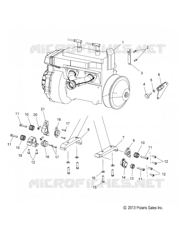 MOTOR, MOUNTING -S18CEF5BSL (49SNOWMOTORMOUNT14550)