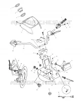 LENKER   SCHEINWERFER POD