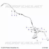 PARKBREMSE BRAKE HANDLE