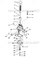 VERGASER LITE GT 0963133 AND EUROPEAN LITE GT E963133 (4933083308C006)