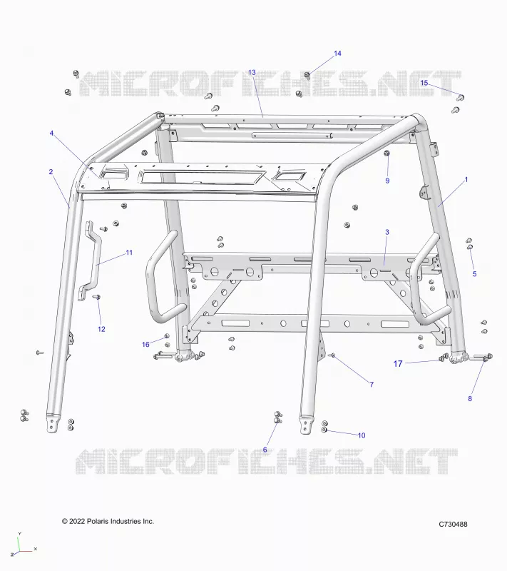 CHASSIS, CAB RAHMEN