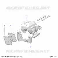 BRAKES, BREMSZANGE VORNE