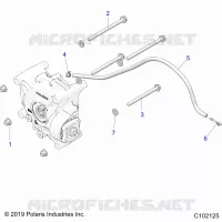 ANTRIEB, GEARCASE MOUNTING, REAR