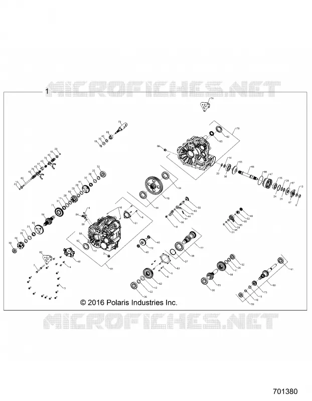 ANTRIEB, MAIN GEARCASE INTERNALS