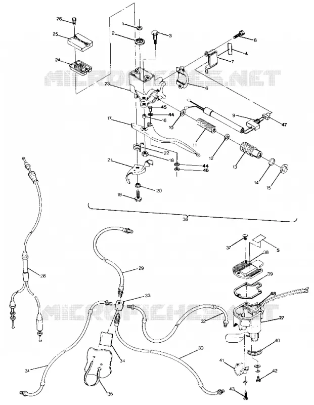 CONTROL ASSEMBLY Trail Boss / W928527 (4922892289013A)