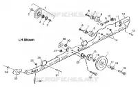 Schienen-Montage (SUSPENSION) 500 RMK 0982964 and EUROPEAN 500 RMK E982964 (4942634263B012)