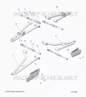 FRONT SUSPENSION CONTROL ARMS