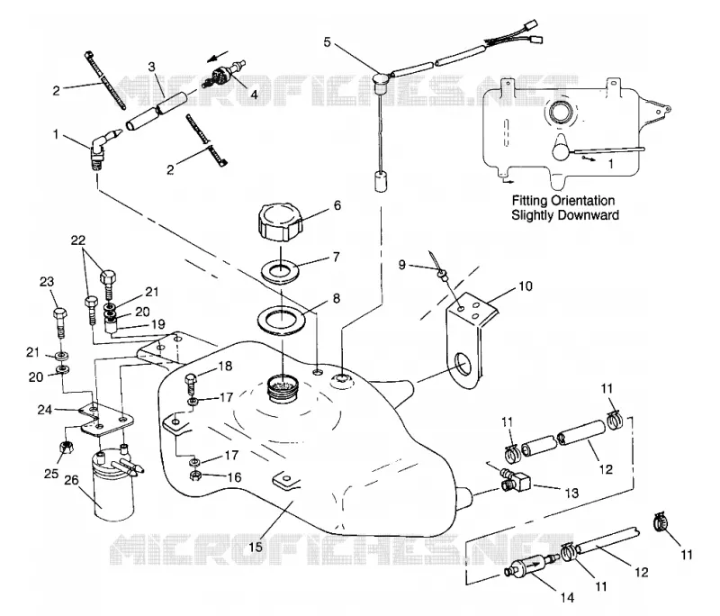 ÖLTANK SL 900 B964291 and  Intl. SL 900 I964291 (4935583558A012)