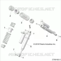 SUSPENSION, FRONT SHOCK MOUNTING