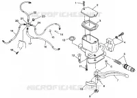 KONTROLLEN-MASTER CYLINDER/BREMSE LINE MAGNUM 2X4 W98AA42A (4945524552B009)