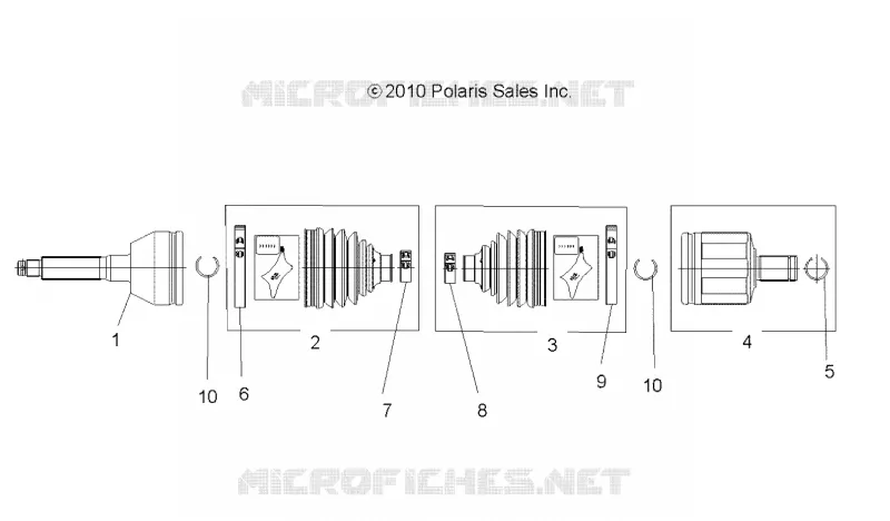 DRIVE TRAIN, GETRIEBE VORNE SHAFT