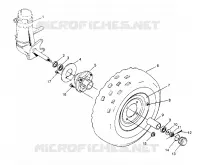 VORDERRAD ASSEMBLY 2x4 300 W947530 (4926742674B002)