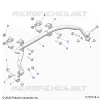 SUSPENSION, REAR STABILISATORSTANGE