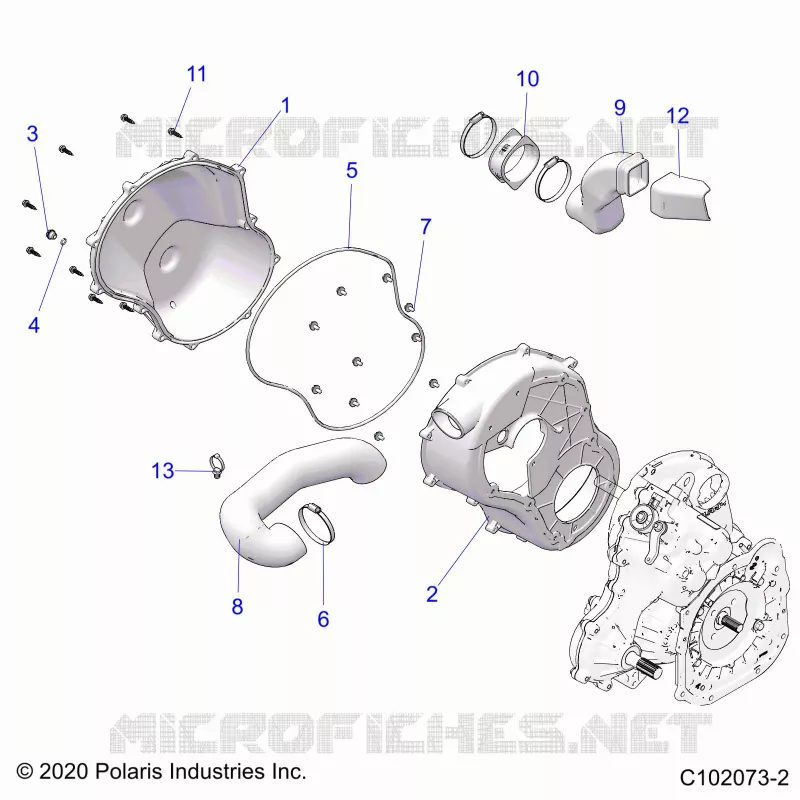 BODY, CLUTCH COVER