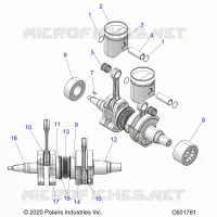 ENGINE, PISTON AND KURBELWELLE