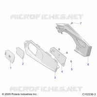 BODY, CLOSE OFF PANEL and ACCESS PANEL