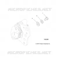 VORDERBREMSE CALIPER MOUNTING