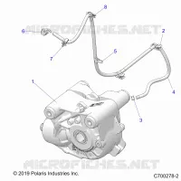 DRIVE TRAIN, FRONT GEARCASE MOUNTING