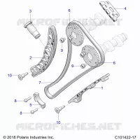 CAM CHAIN AND SPROCKET