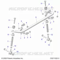 SUSPENSION, STABILISATORSTANGE