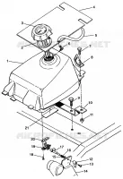 TREIBSTOFF TANK Sportsman 4x4 W968040 (4935943594A013)