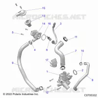 MOTOR, WATERPUMP AND BYPASS