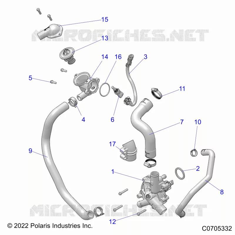 MOTOR, WATERPUMP AND BYPASS