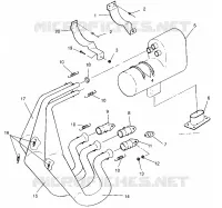 ABGASSYSTEM Storm 0965782, Storm SKS 0965582, Euro Storm E965782, Euro S (4931593159C012)