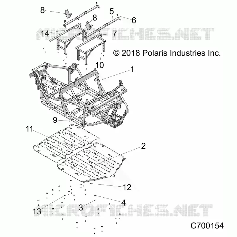 CHASSIS, MAIN FRAME AND SKID PLATES