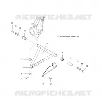 SUSPENSION, A-ARM and STREBE MOUNTING
