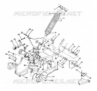 SWING ARM WELDMENT (MIDDLE) 250 4X6 / W928627 (4922902290029A)