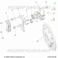 BRAKES, BREMSZANGE HINTEN