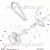ANTRIEB, SECONDARY CLUTCH/BELT