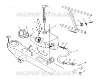 ÖLTANK ASSEMBLY 6x6 400L, SWEDISH S948740 and  NORWEGIAN N948740 (4926812681010A)