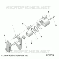 HINTERBREMSE CALIPER
