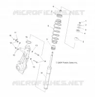 FRONT SUSPENSION STREBE