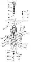 VERGASER 600 XCR 0961676 AND EUROPEAN 600 XCR E961676 (4932123212C011)