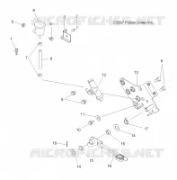 BREMSES, BREMSE PEDAL AND REAR MASTER CYLINDER