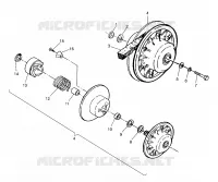 angetriebene Kupplungs ASSEMBLY Scrambler W957840 (4927252725C002)