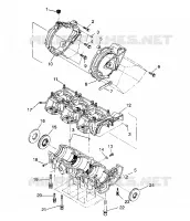 CRANKCASE ASSEMBLY SL 750 B944070 (4927012701023A)