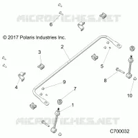 FRONT SUSPENSION STABILIZER BAR