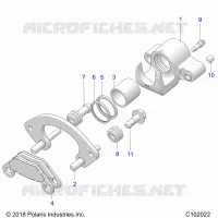 HINTERBREMSE CALIPER