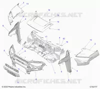 HAUBE AND FRONT FACIA -R23RRE99AJ/BJ/AK/BK/AX/BX/A9/B9 (C730777)