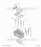 ENGINE, ZYLINDERKOPF AND VALVES